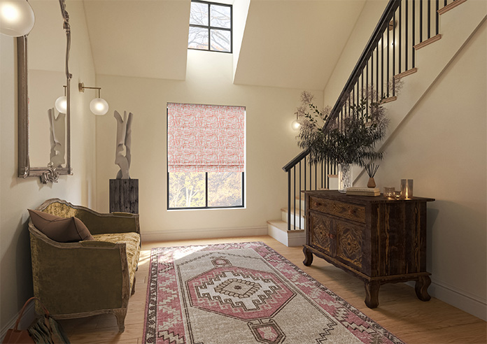 Meander, Orange - Roman Blind - Image 6